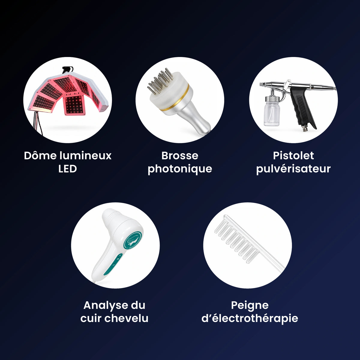Cinq accessoires pour un parcours complet de soin capillaire