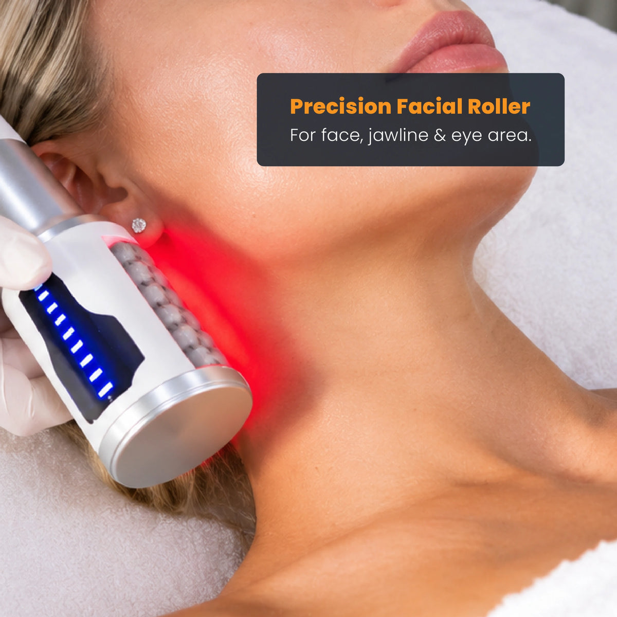 Precision Facial Roller: Lift, Depuff & Firm