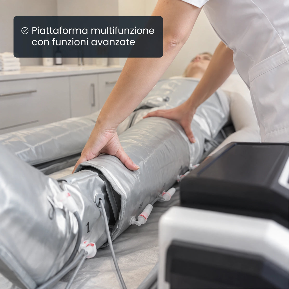 Piattaforma multifunzionale con caratteristiche di spicco