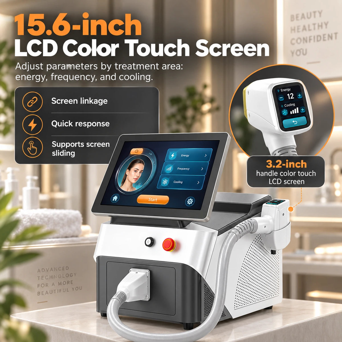 Silren 4-Wave Diode Hair Removal Laser - detail image 4