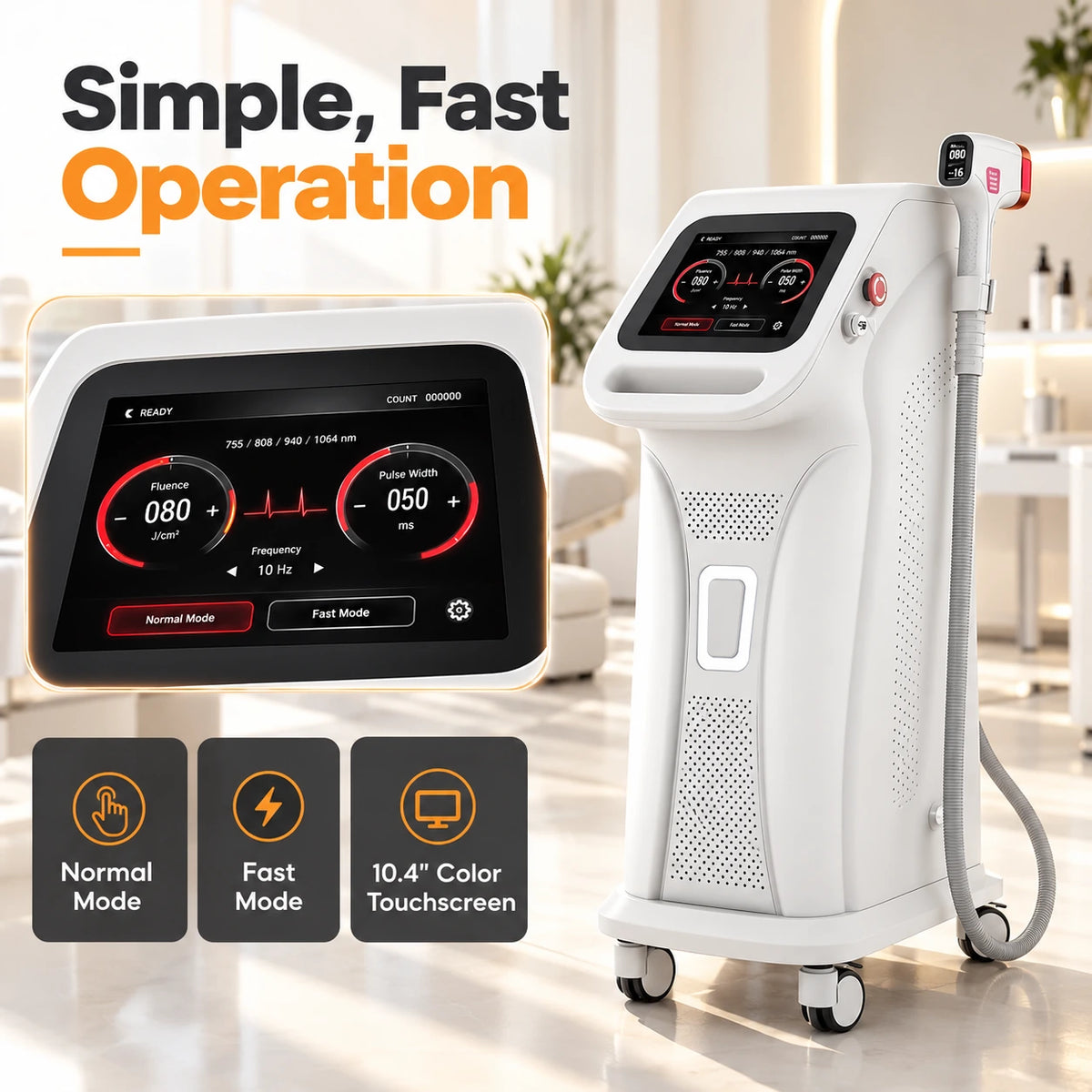 Folris 2000W Diode Hair Removal Laser - detail image 4