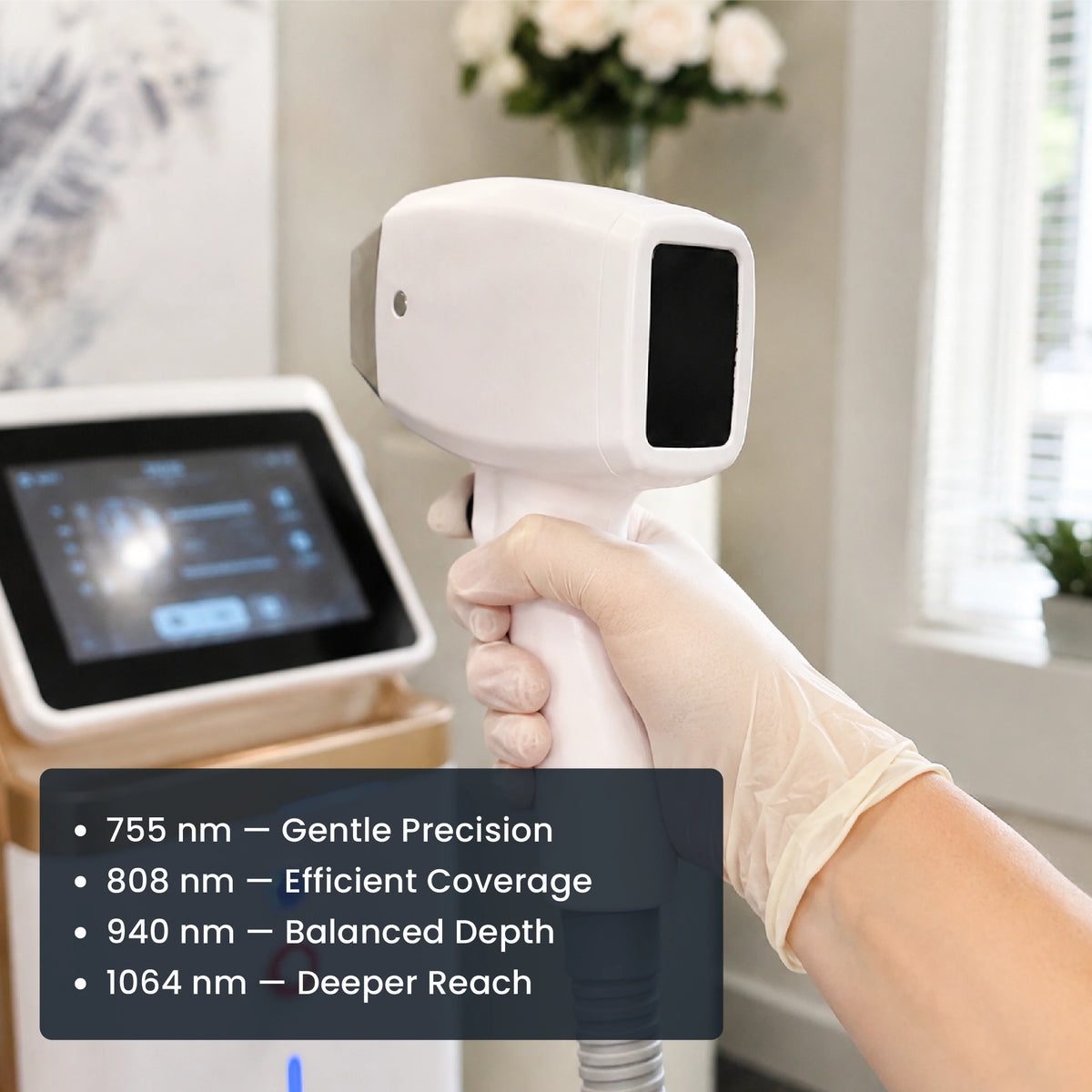 TetraVelle 4-Wave Diode Laser Hair Removal System - detail 3