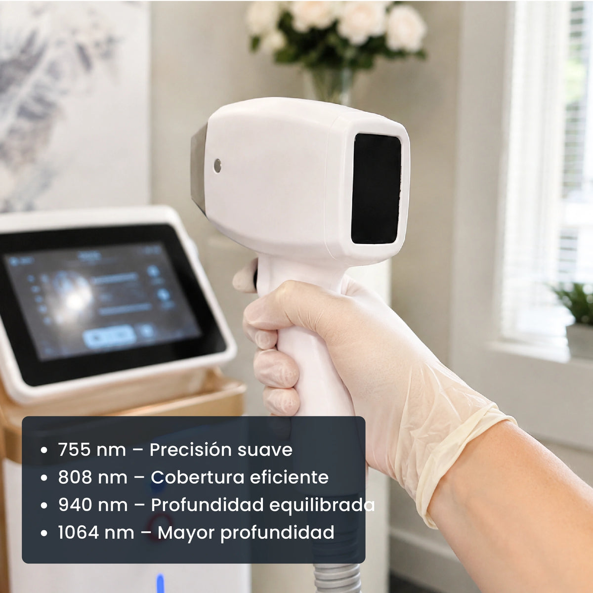 TetraVelle 4-Wave Diode Laser Hair Removal System - detail 3
