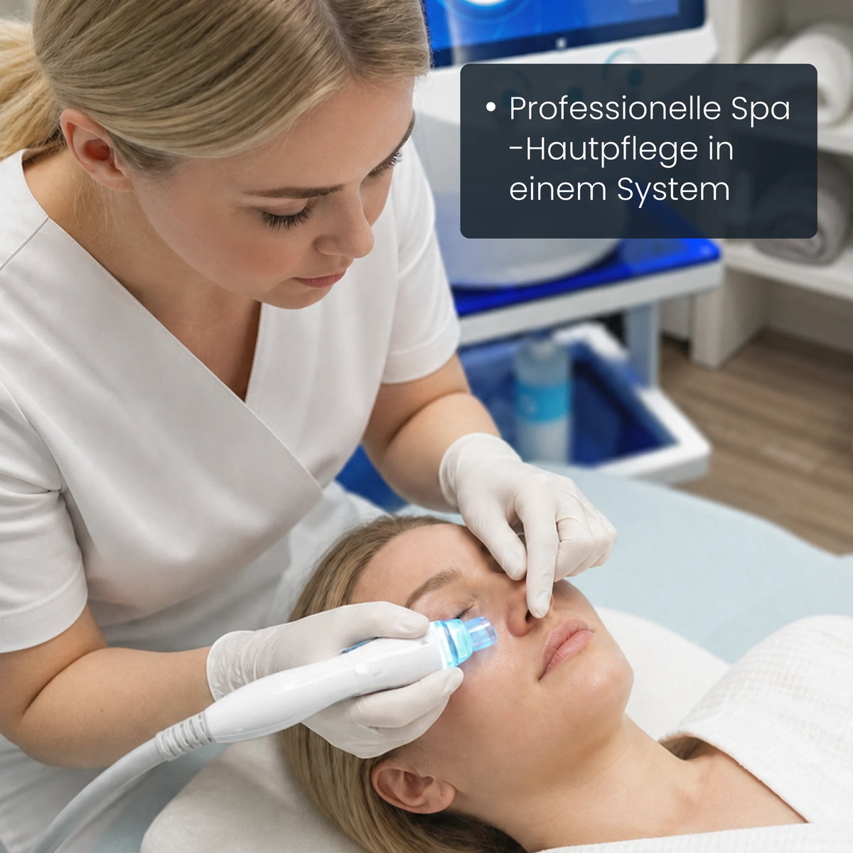 Professionelle Spa-Hautpflege in einem System