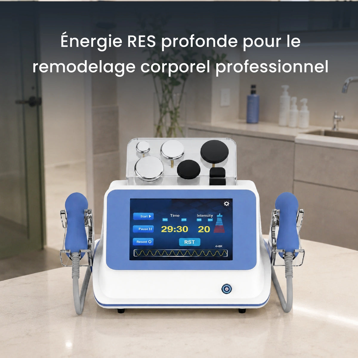 TECAR RES dédié à 448 kHz pour le remodelage corporel