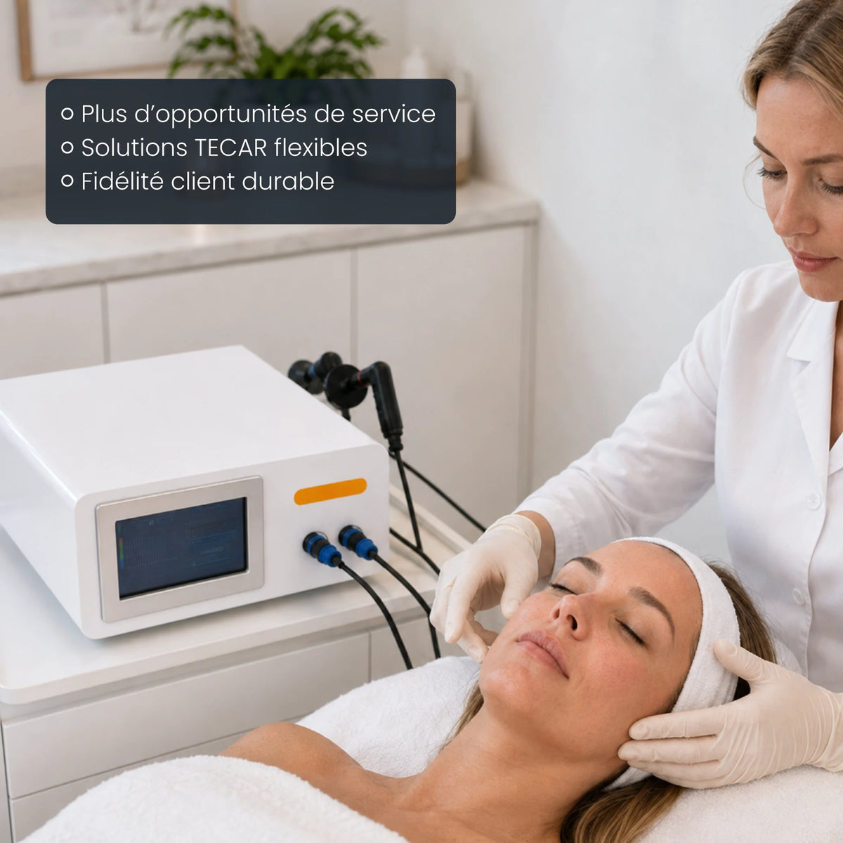 Créez des programmes TECAR structurés pour le visage et le corps