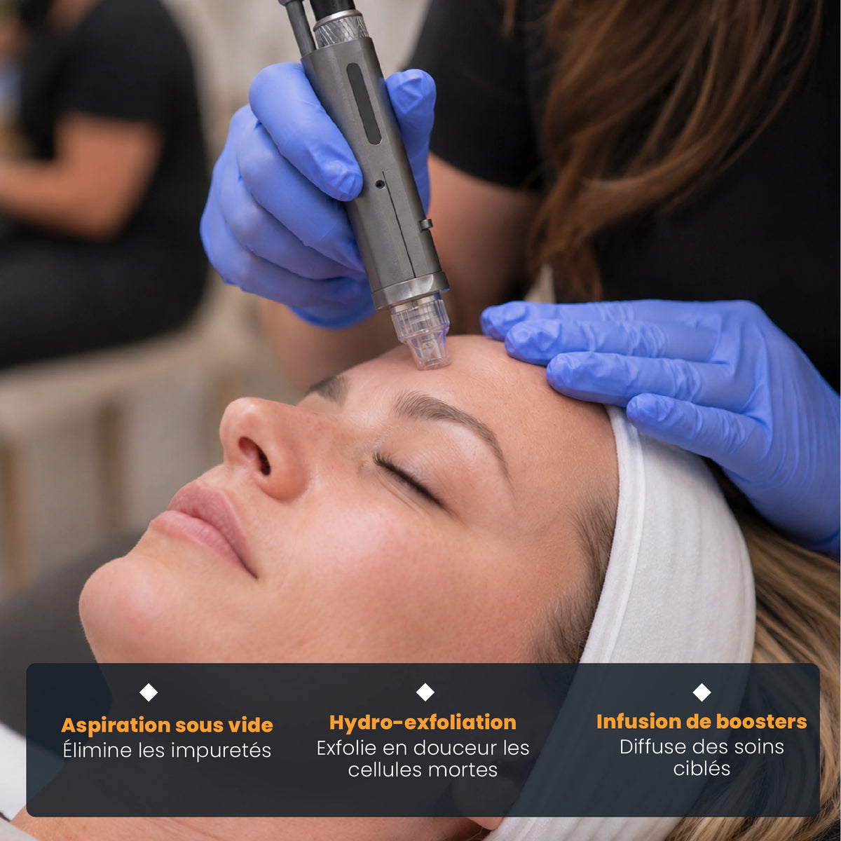 Plateforme d’hydro-soin rajeunissant du visage Flowira 10-en-1