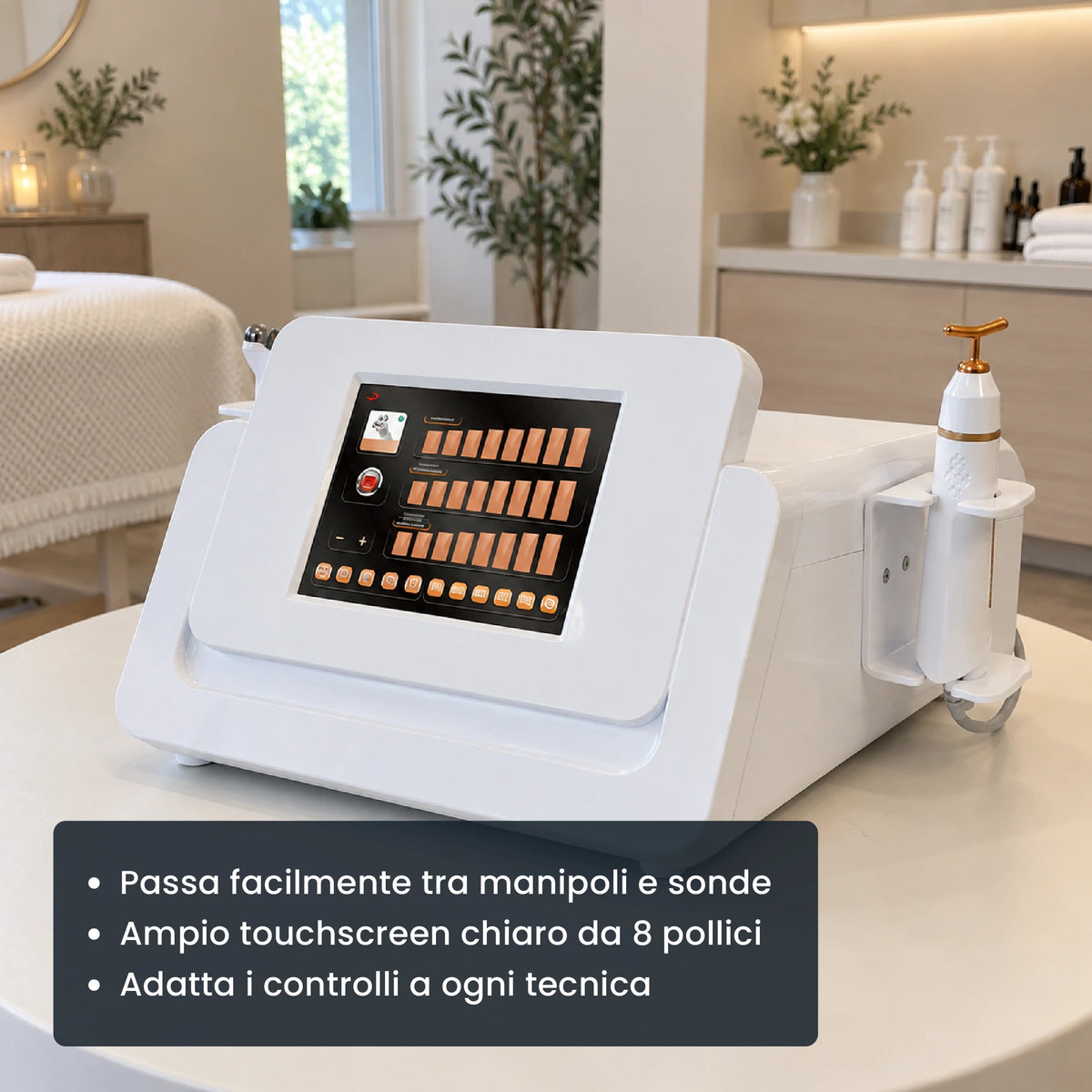 Touchscreen da 8 pollici con controllo flessibile del plasma