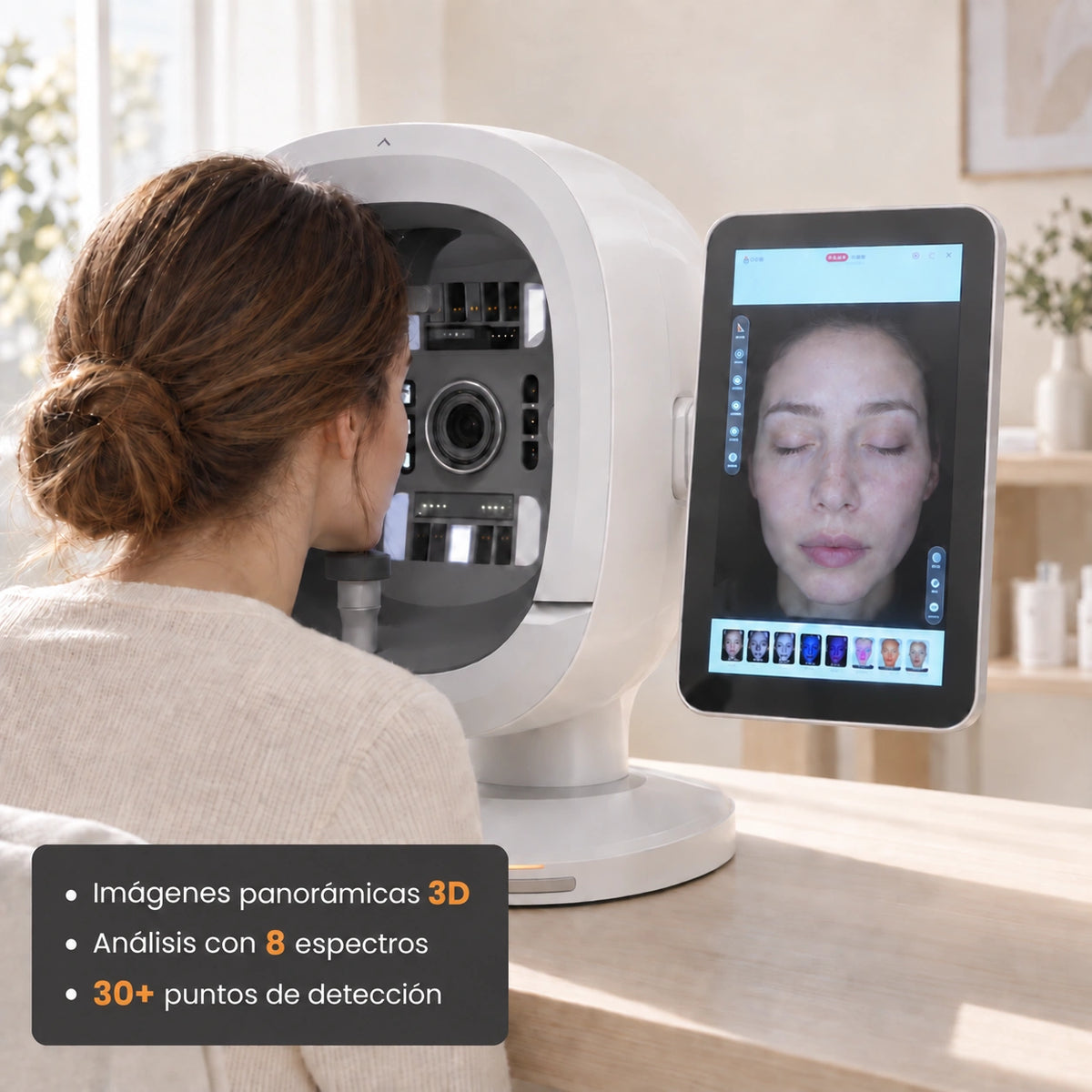 Cutivis 3D AI Skin Analyzer detail 3 ES