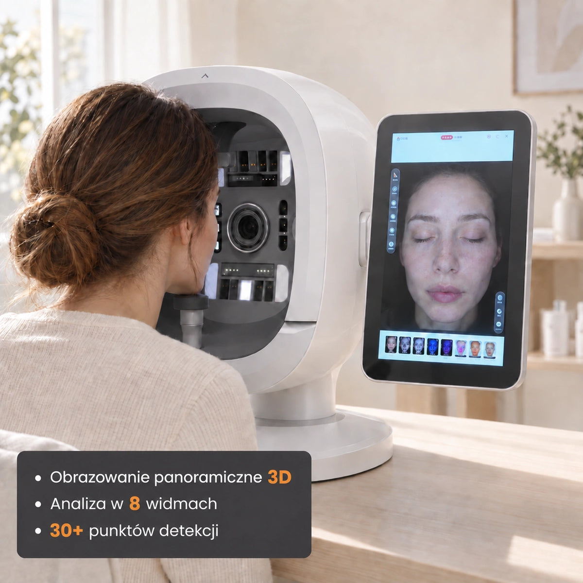 Cutivis 3D AI Skin Analyzer detail 3 PL