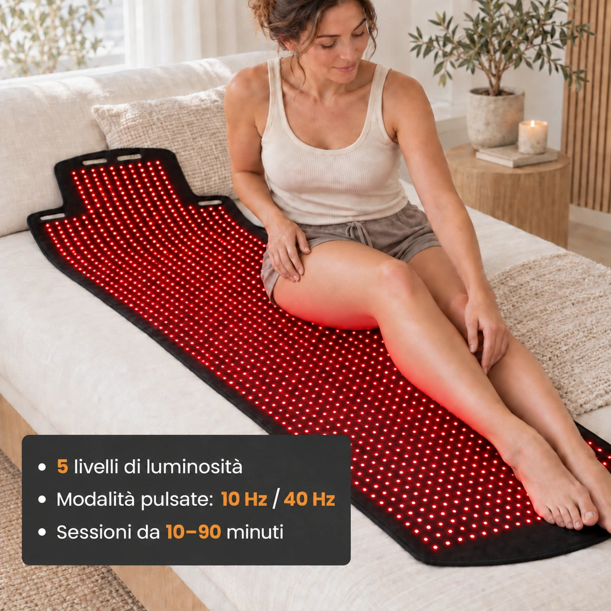 Elvurest Full-Body Wellness Light Therapy Pad detail 3 IT