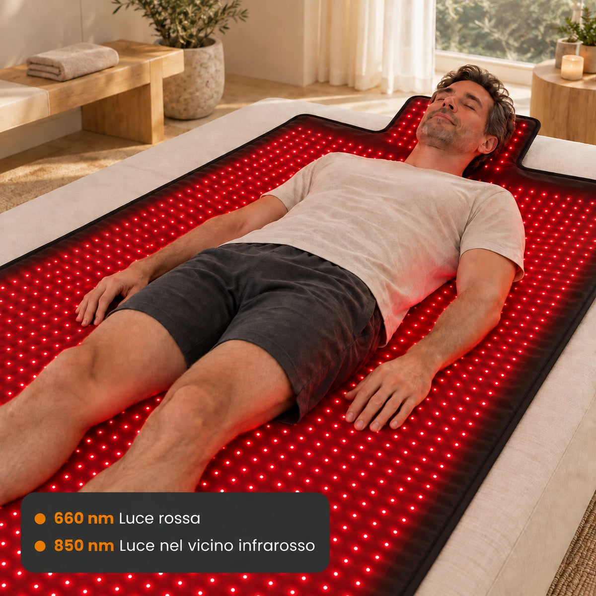 Radyvra Extra-Wide Full-Body Red Light Therapy Mat detail 2 IT