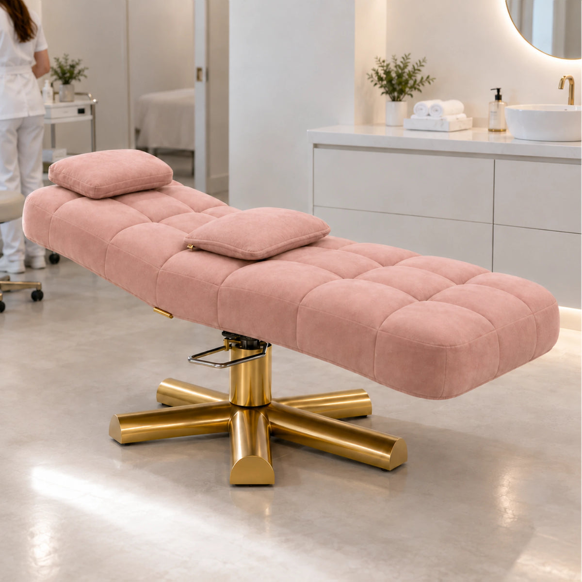 LuxPro Velvet Salon Treatment Bed detail 1 IT