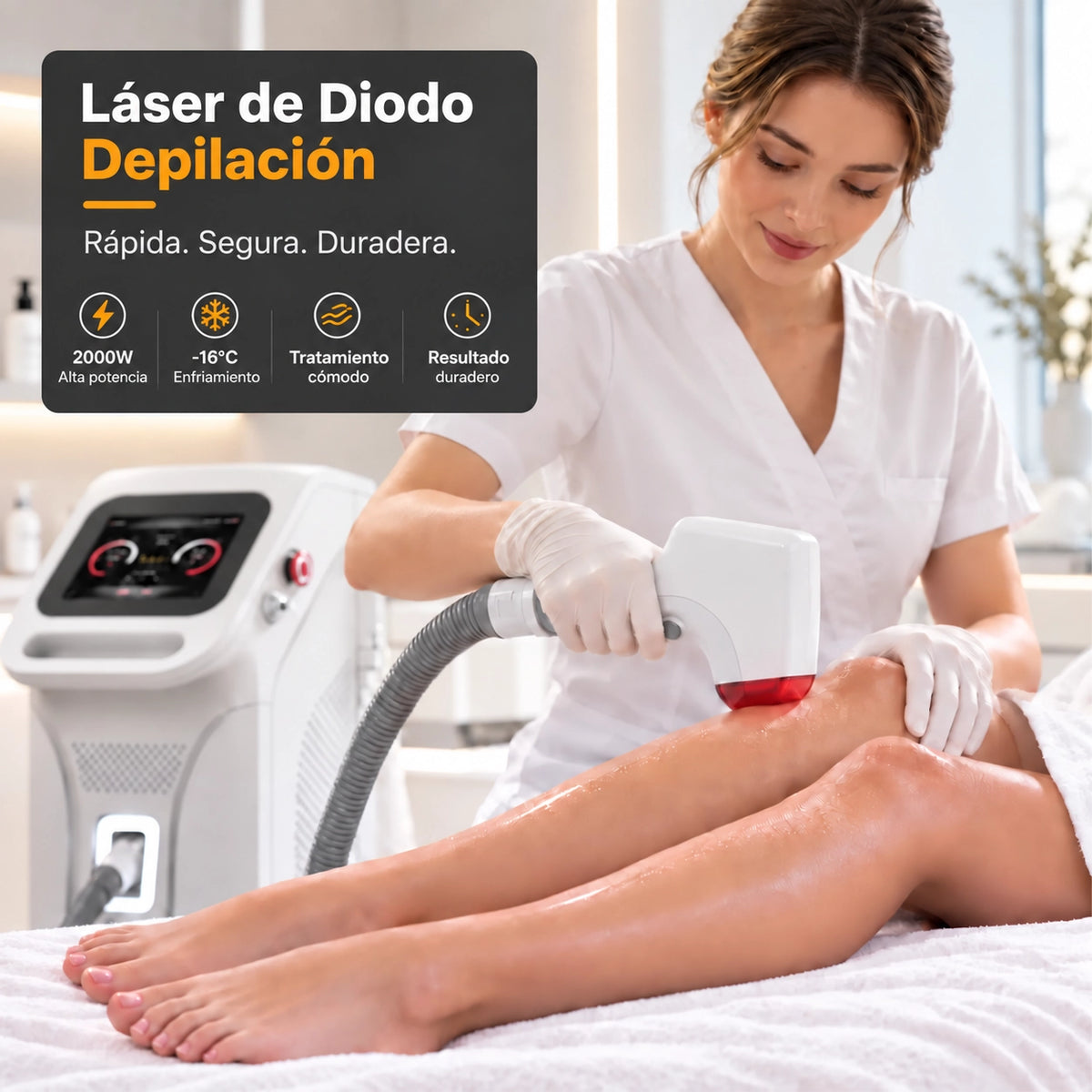 Folris 4-Wavelength Diode Hair Removal Laser detail image 3 ES