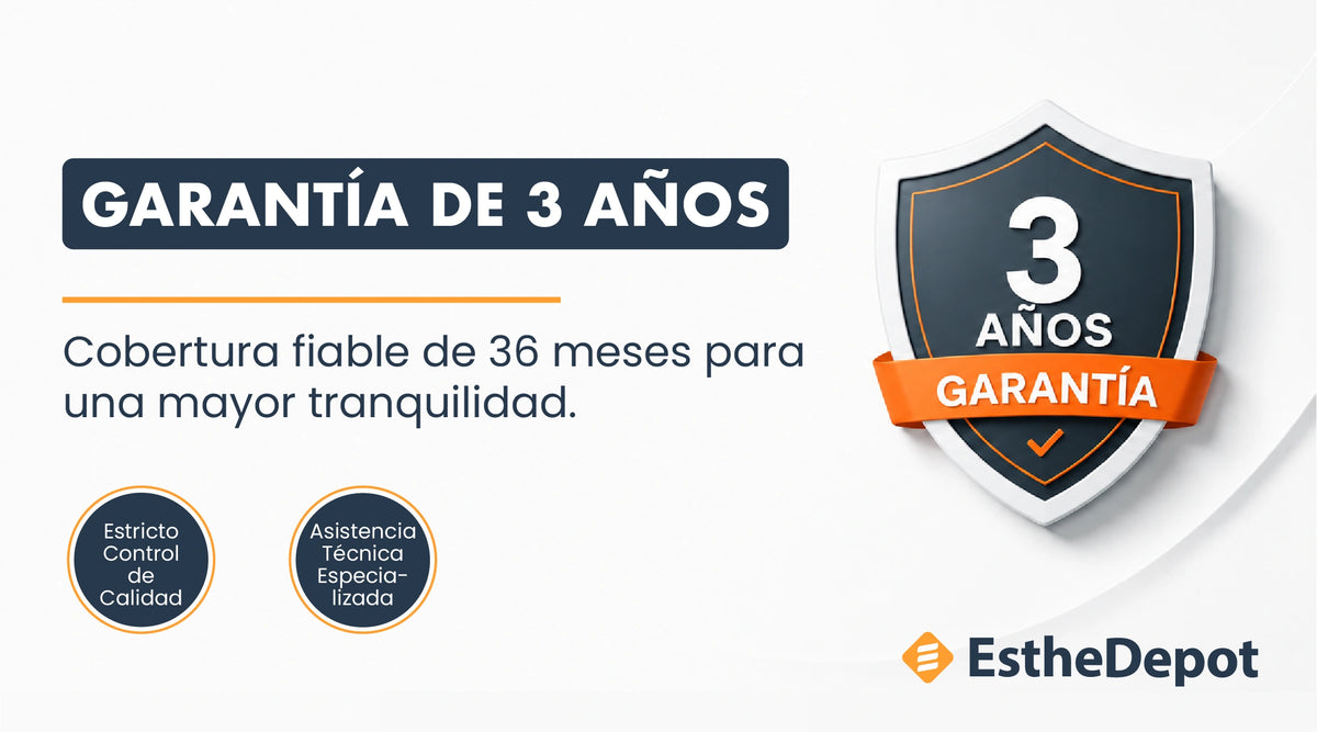 3 años de garantía