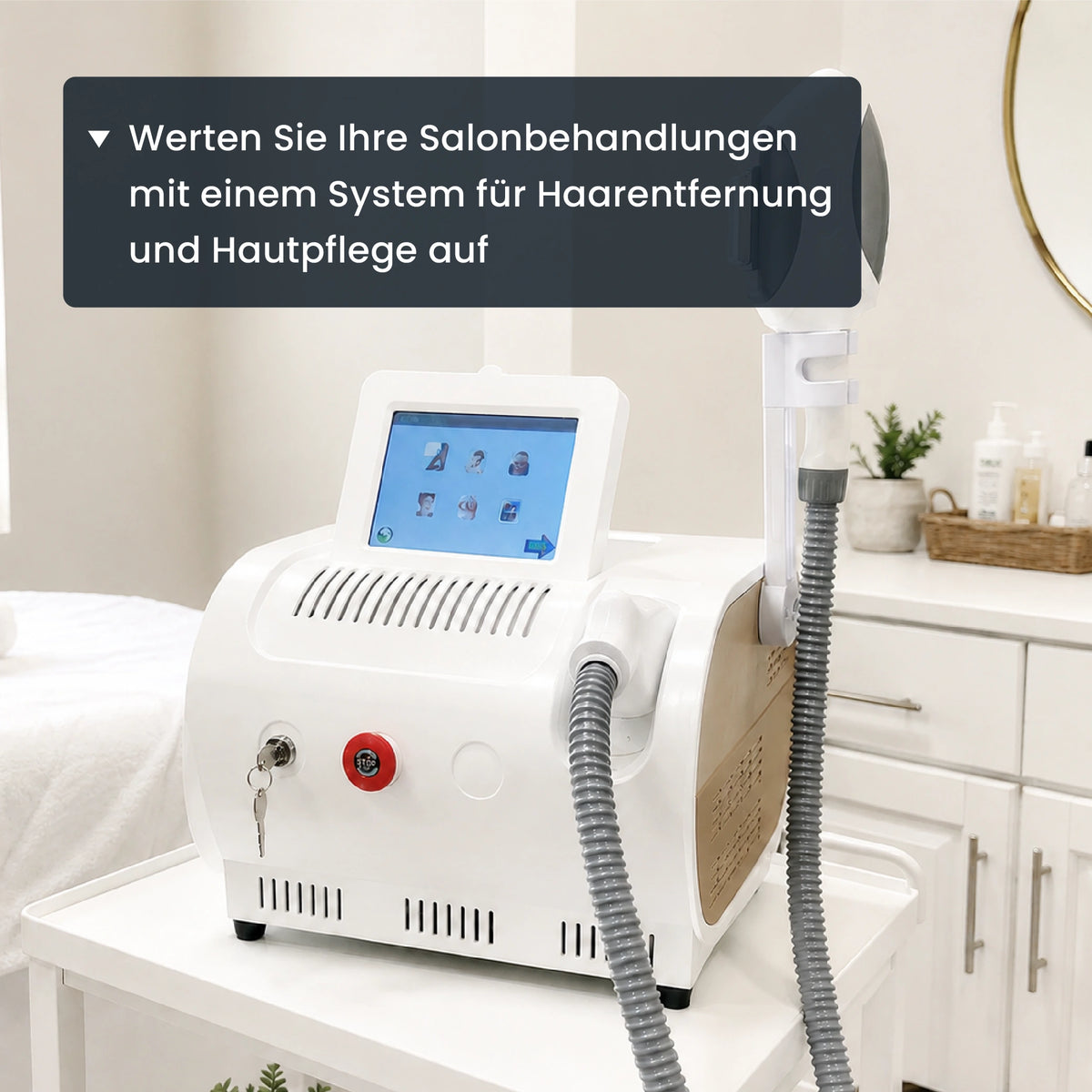 Erweitern Sie Ihre Salonleistungen mit einem System für Haare und Haut