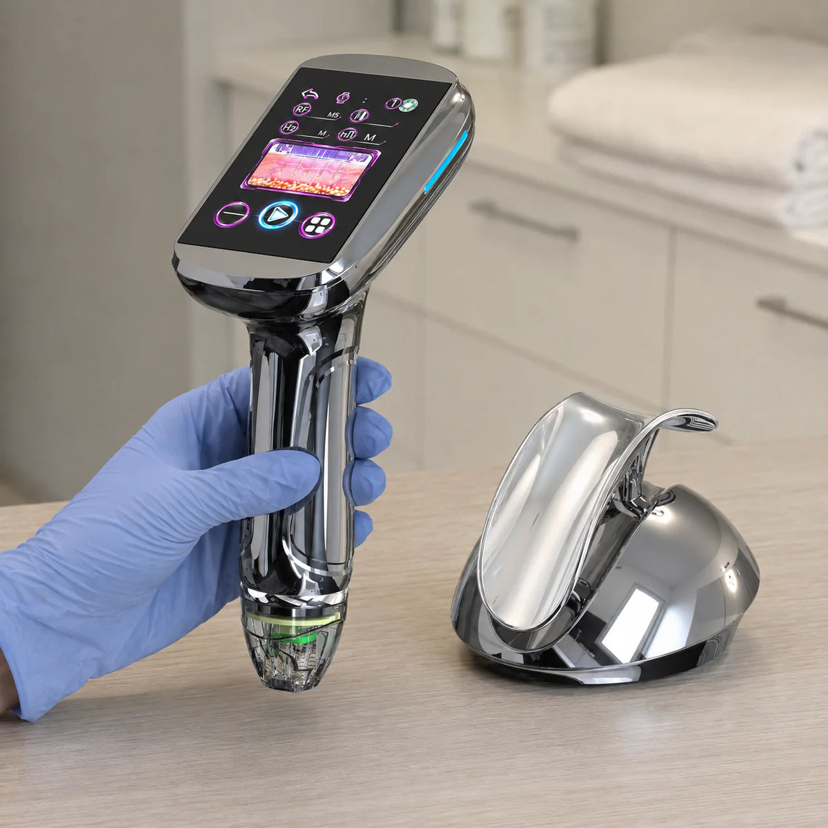 AuriBurst RF Microneedling System