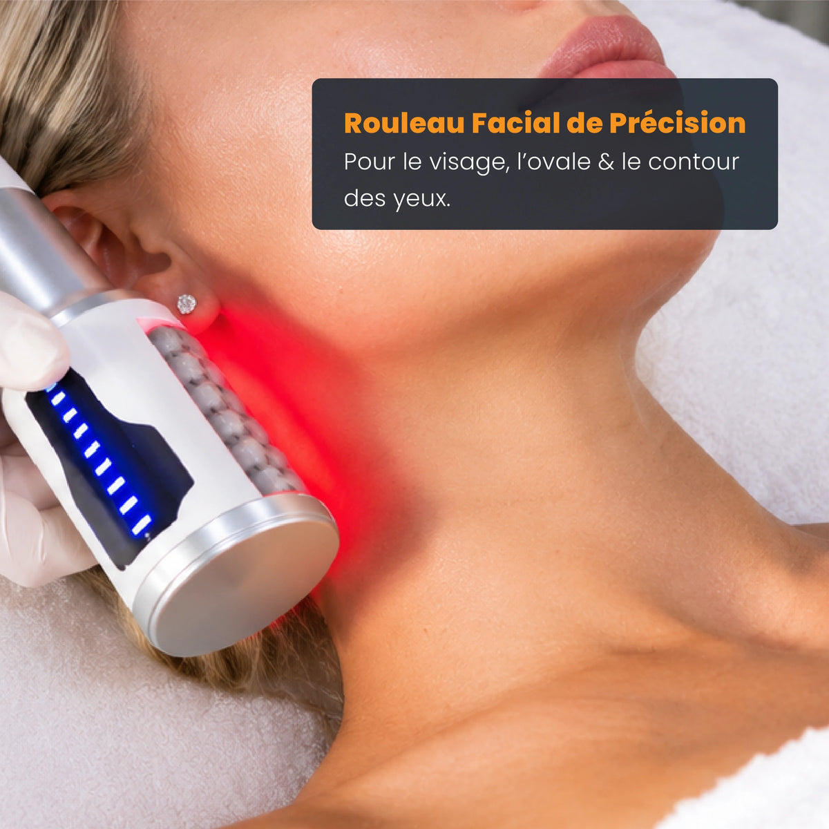 Rouleau facial de précision : lifter, décongestionner et raffermir