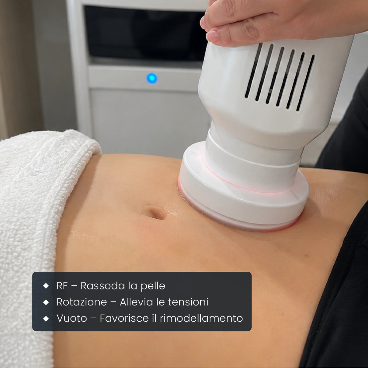 Applicatore RF rotativo corpo: rassodare, modellare e distendere