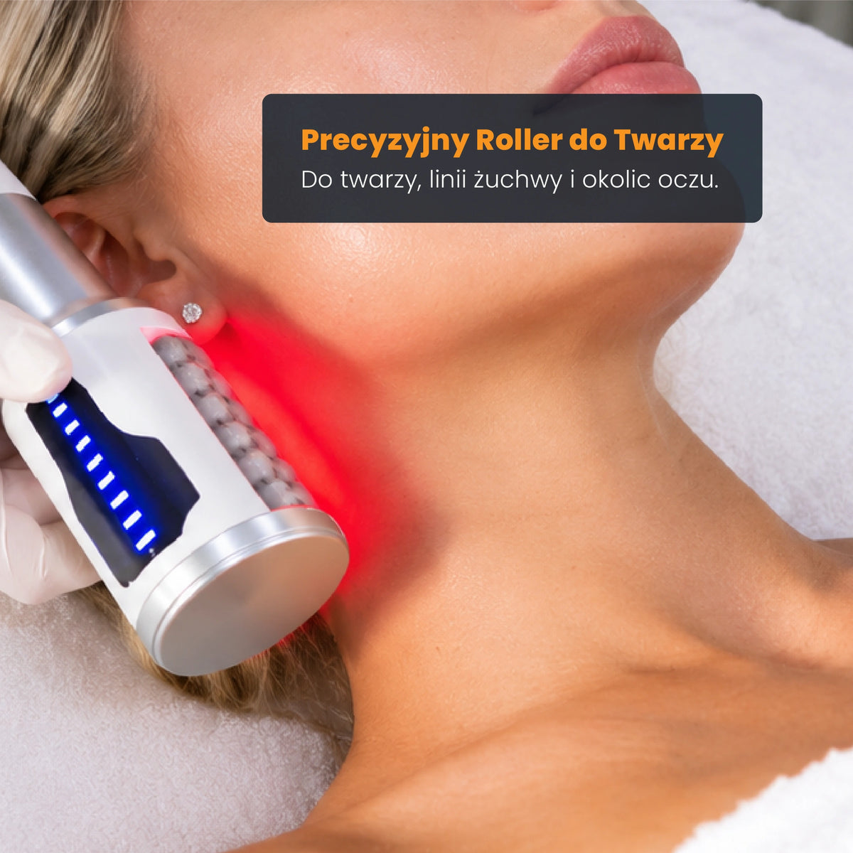 Precyzyjna rolka do twarzy: lifting, redukcja opuchnięcia i ujędrnianie