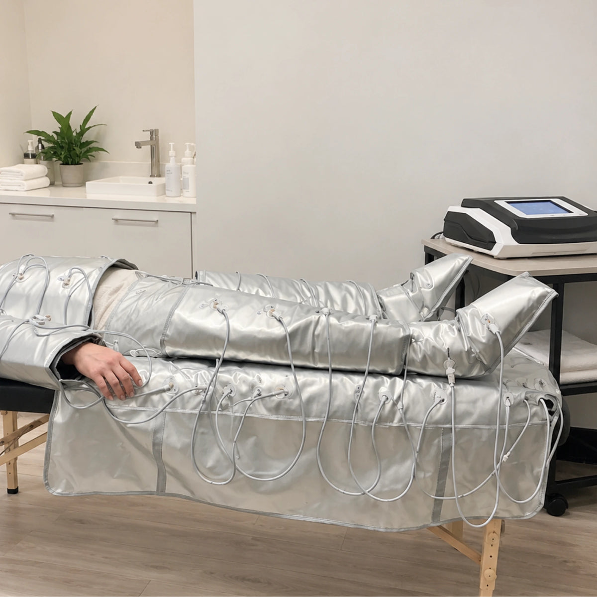 3-in-1 Pressotherapy for Lymphatic Drainage