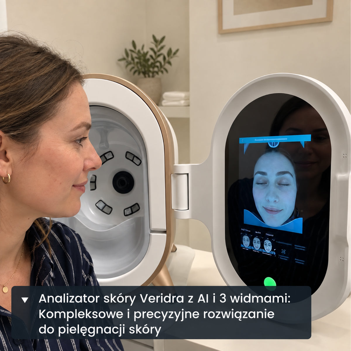 Veridra 3-Spectrum AI Skin Analyzer - detail 1