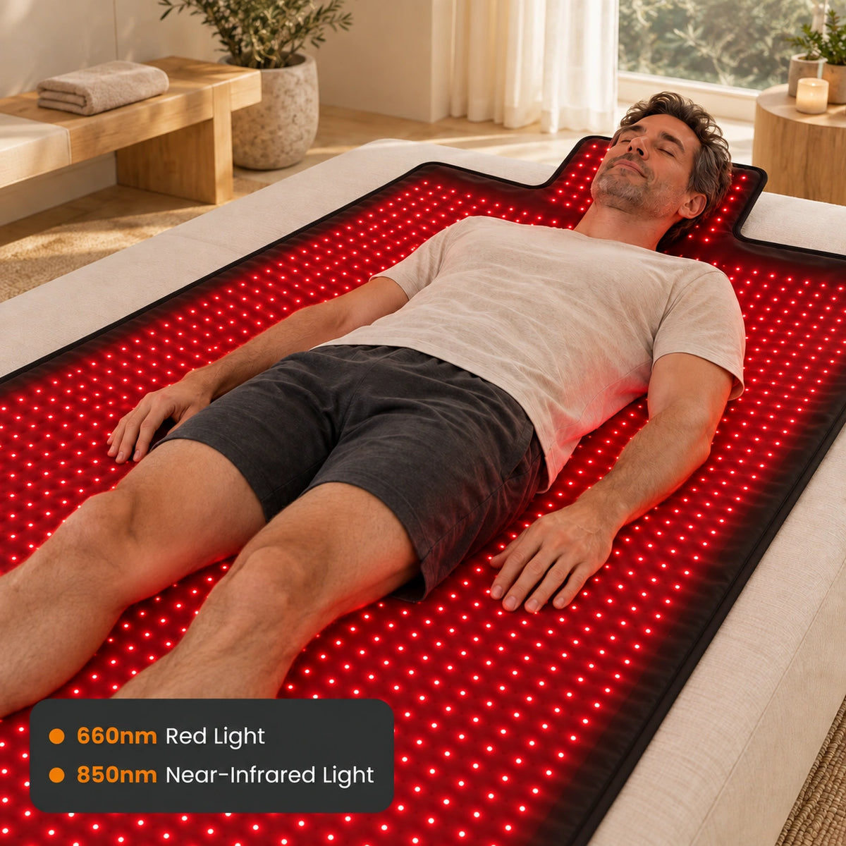 Radyvra Extra-Wide Full-Body Red Light Therapy Mat - detail 2