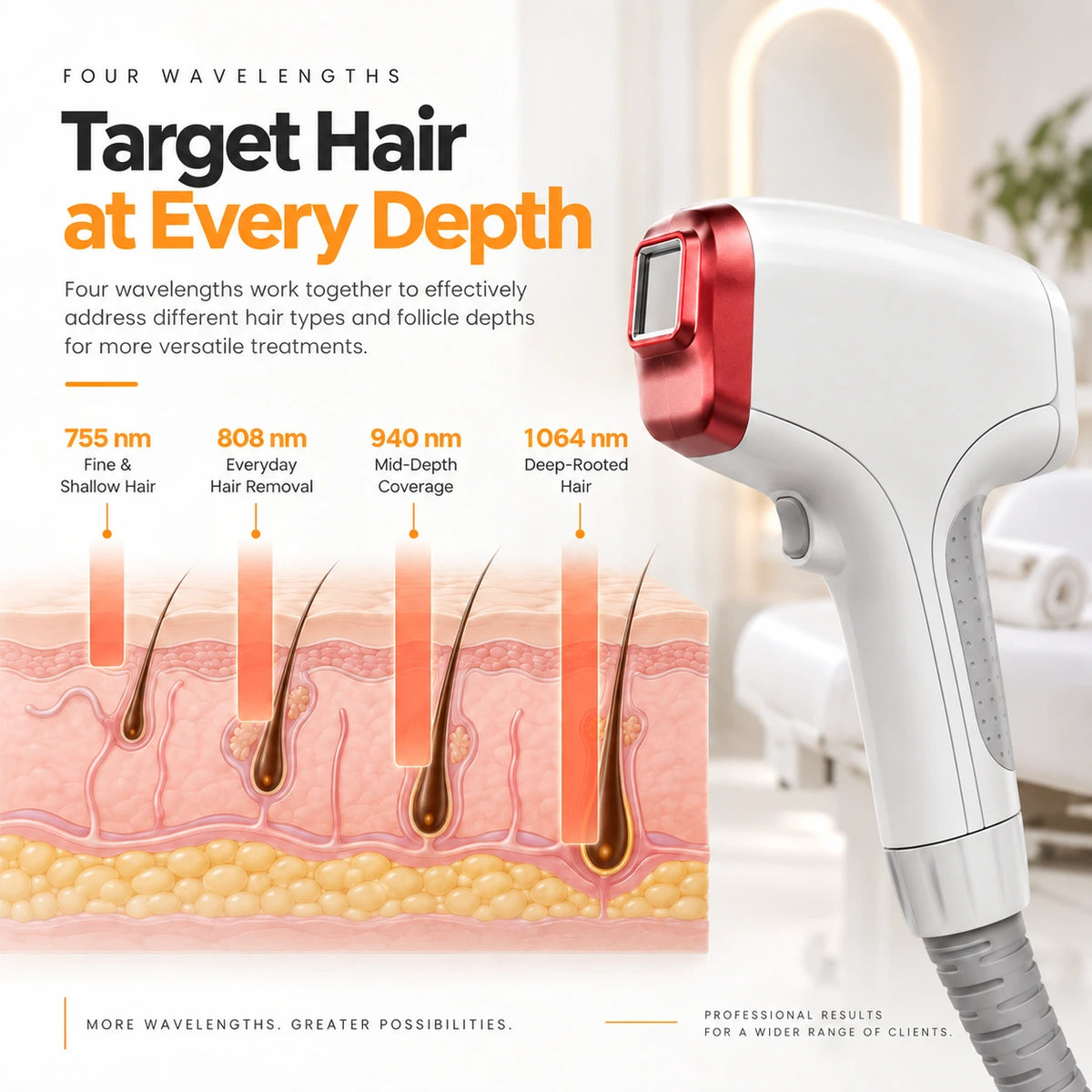 Folris 2000W Diode Hair Removal Laser - detail image 1