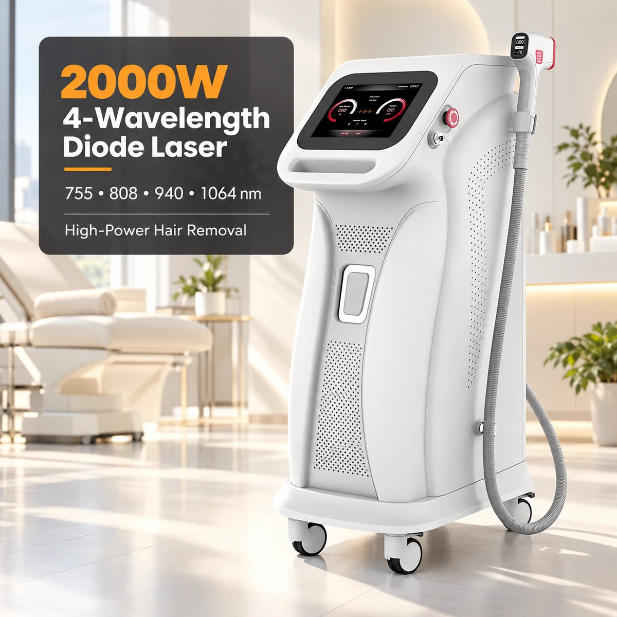 Folris 2000W Diode Hair Removal Laser - detail image 2