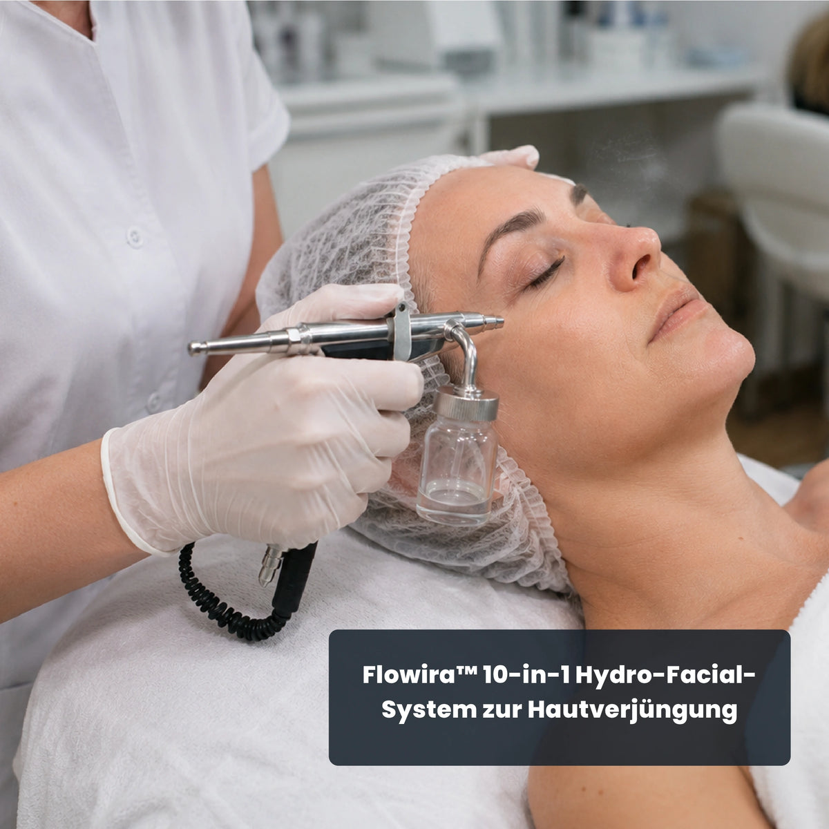 Hydro-Spark-Handstück zur Reinigung und Booster-Infusion