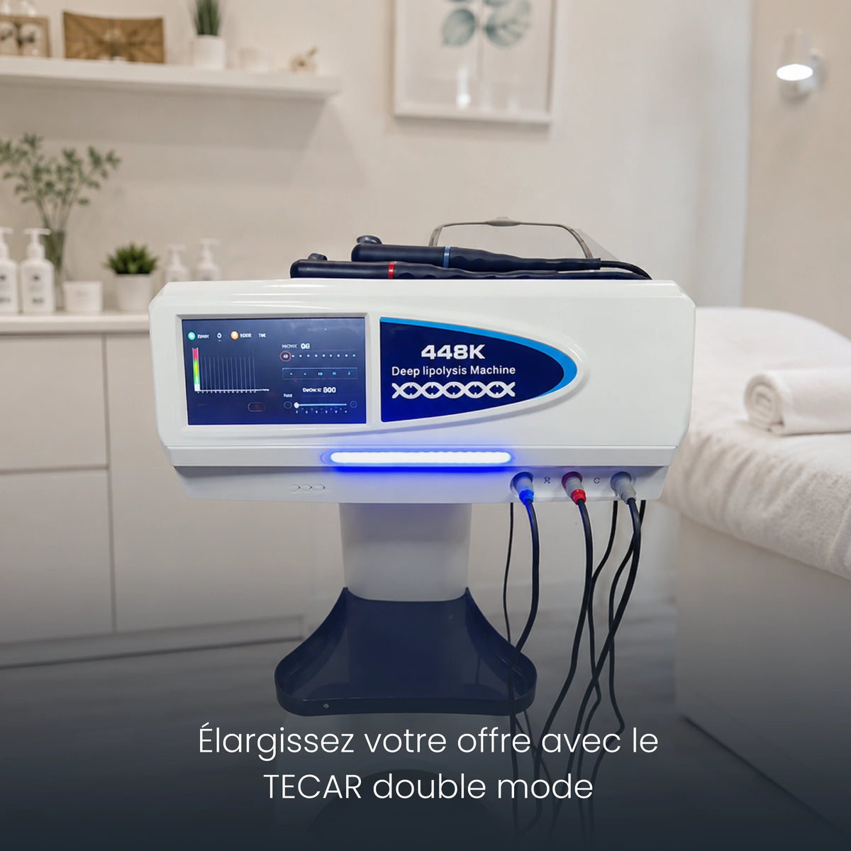 TECAR à double mode CAP et RES pour le visage et le corps