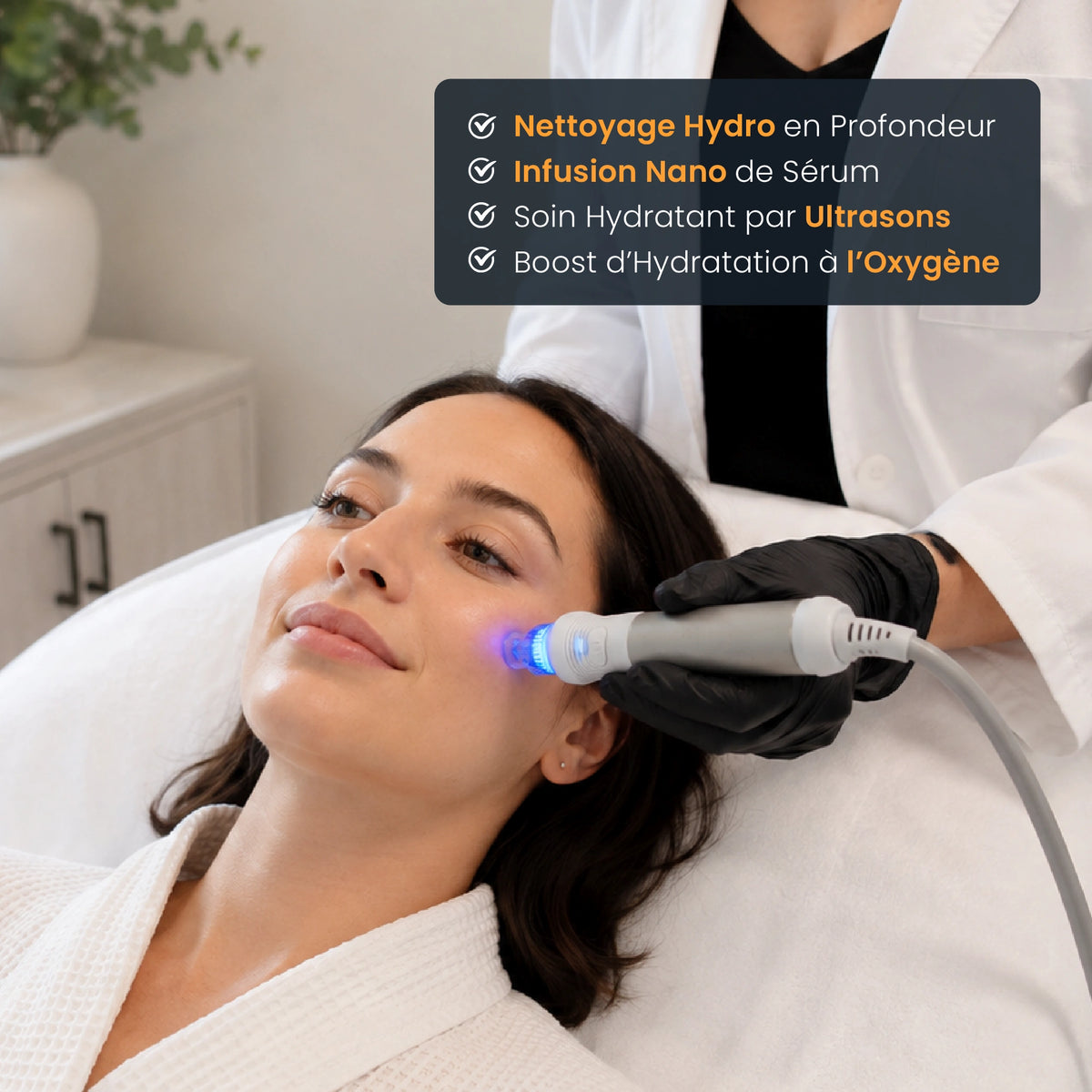 Hydrodermabrasion et technologies faciales complémentaires