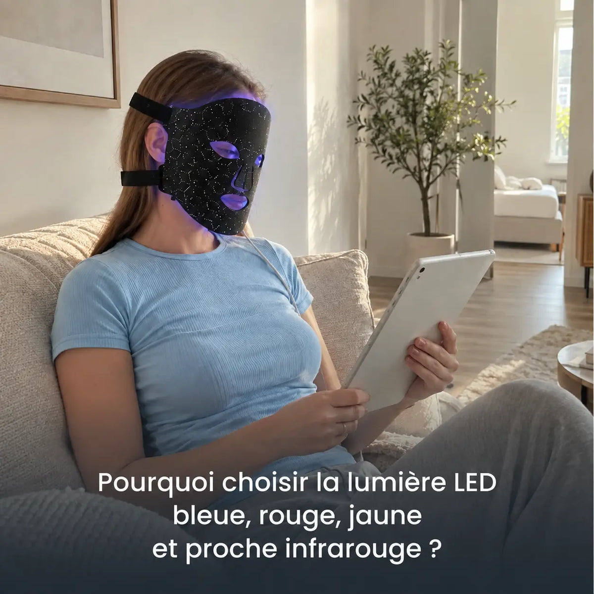 Pourquoi choisir la lumière LED bleue, rouge, jaune et proche infrarouge ?