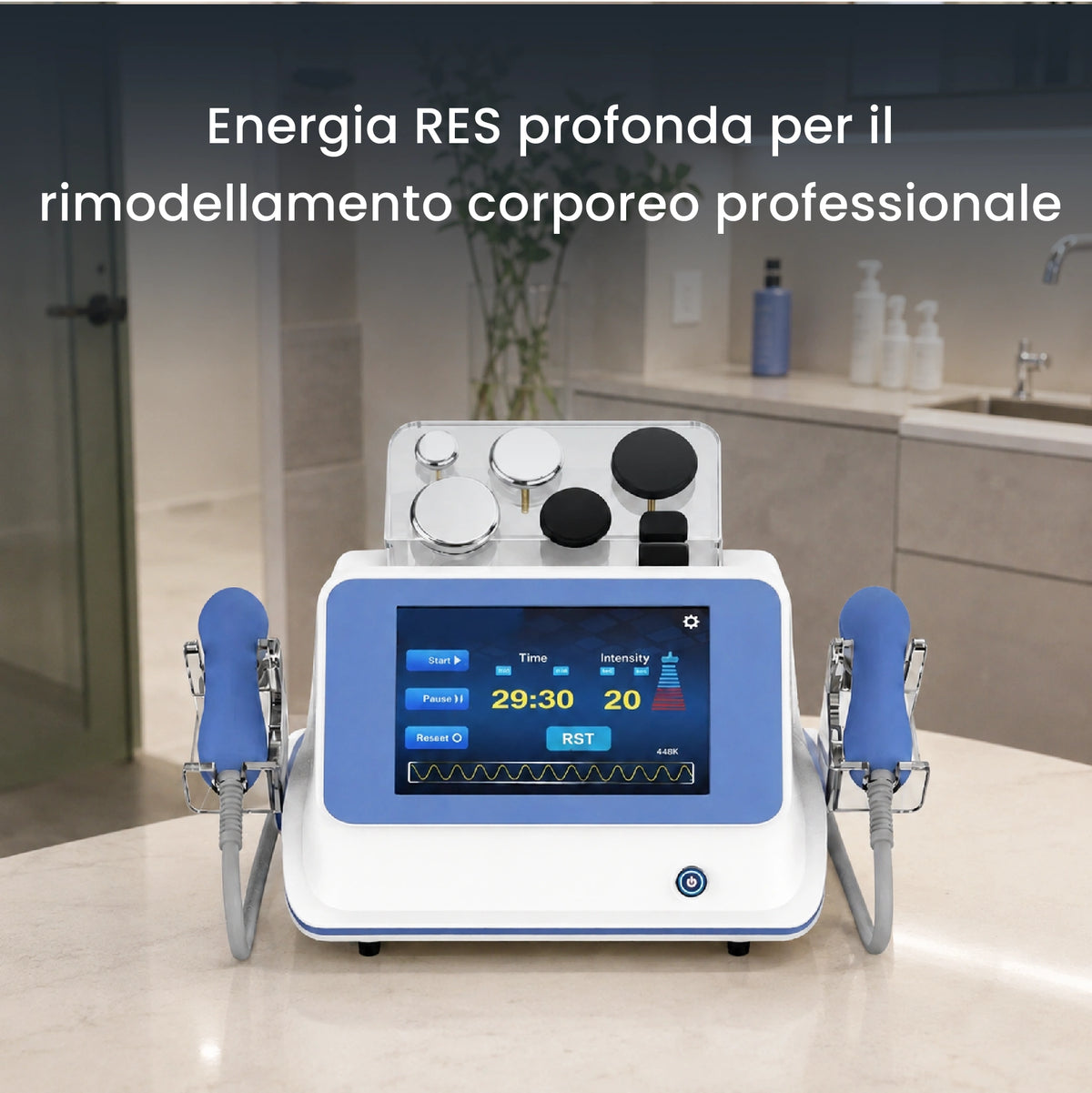 TECAR RES dedicata a 448 kHz per il rimodellamento corporeo
