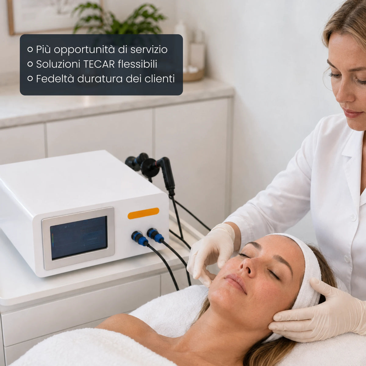 Crea programmi TECAR strutturati per viso e corpo