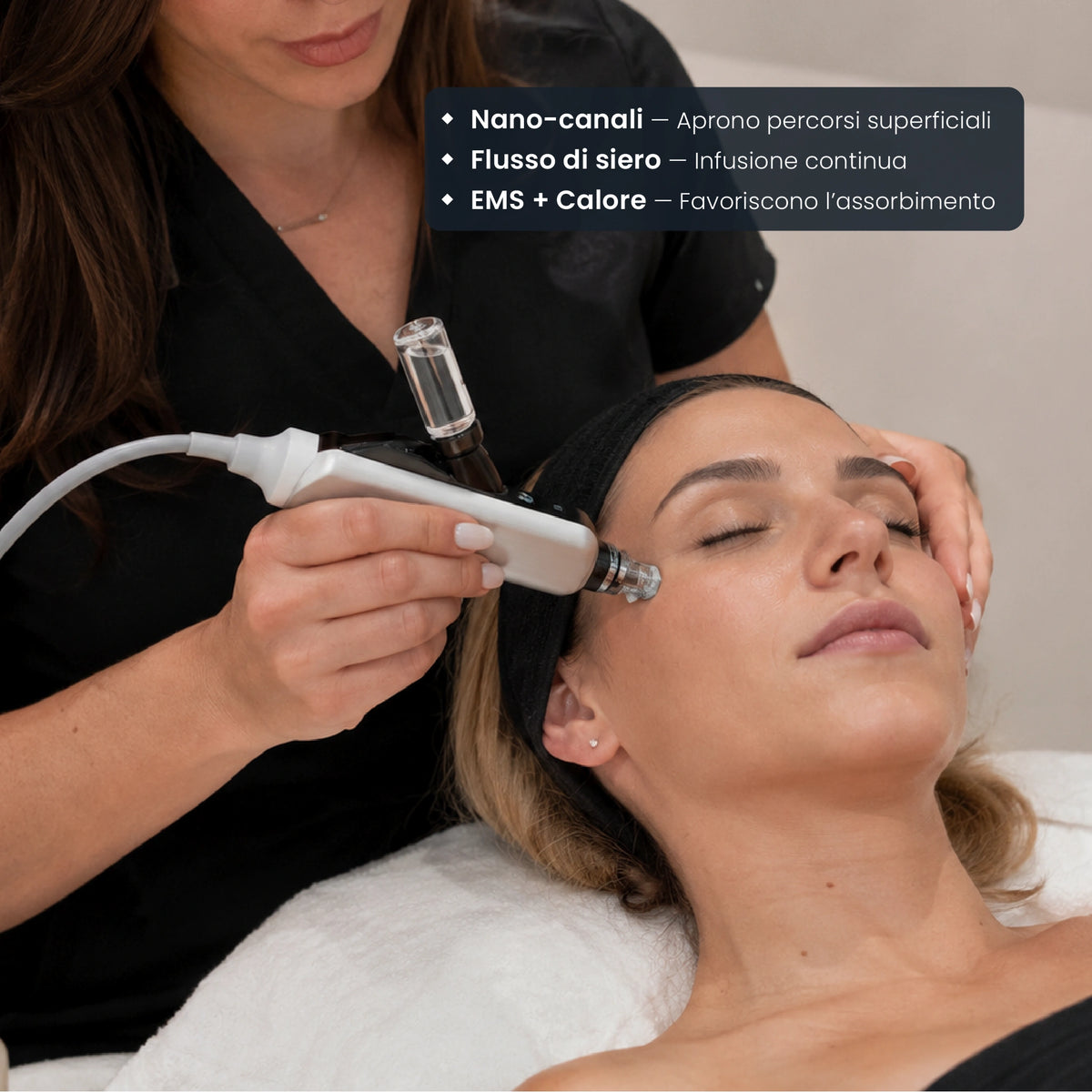 Principio di funzionamento della nano-mesoterapia EMS