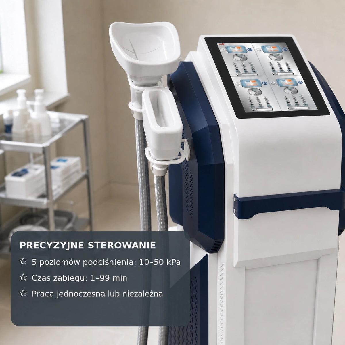 Crysoma Cryolipolysis & HIEMT Sculpting System detail 2 PL