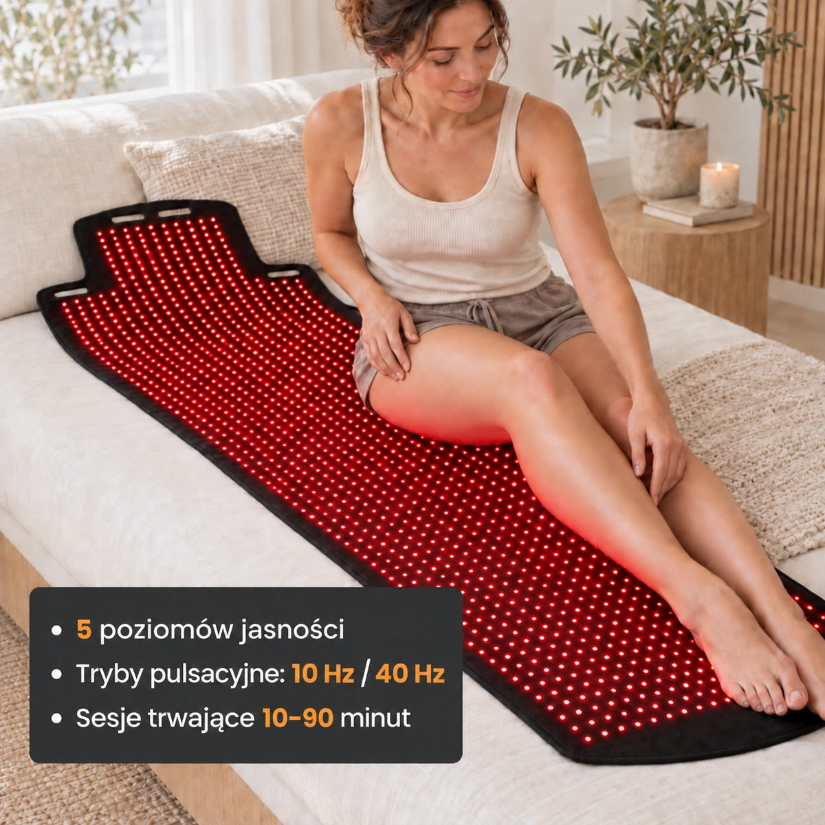 Elvurest Full-Body Wellness Light Therapy Pad detail 3 PL